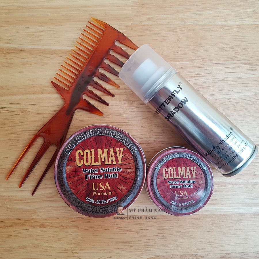 Sáp vuốt tóc Colmav Pomade gốc nước - chính hãng 100% COLMAV