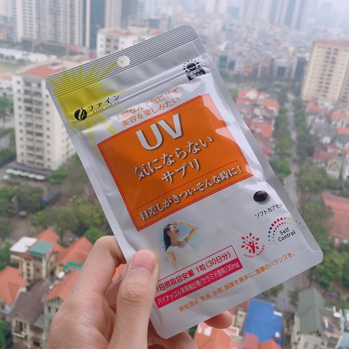 Viên chống nắng nội sinh UV Fine Nhật Bản