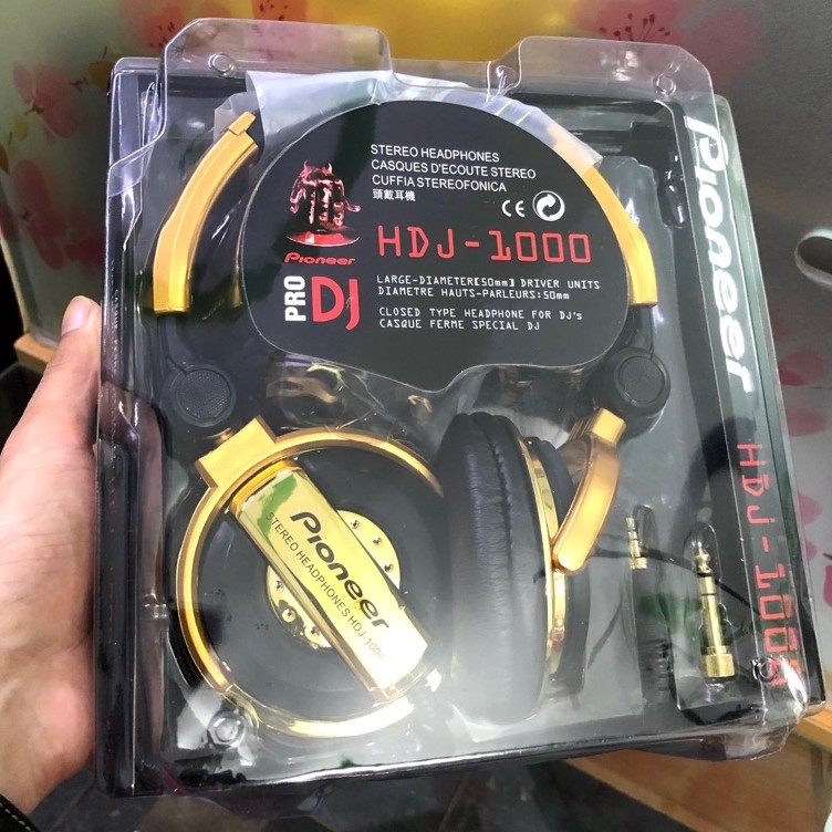 Tai nghe kiểm âm Pioneer HDJ-1000 - Professional DJ headphones CHÍNH HÃNG