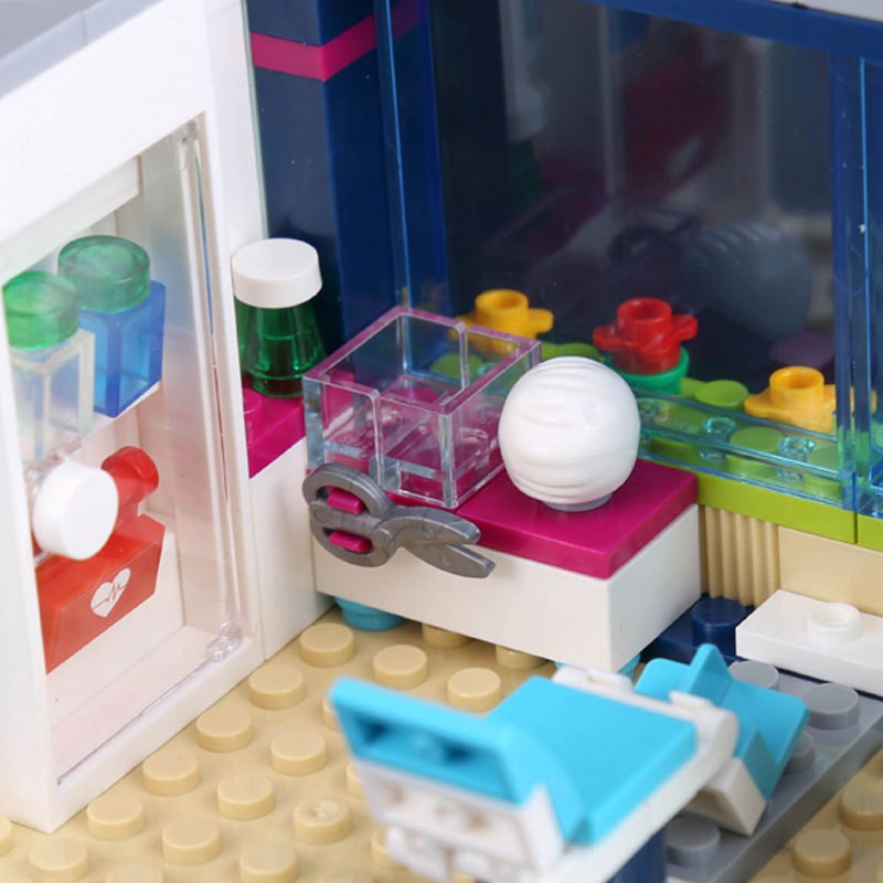 Bộ đồ chơi Lego Friends LEPIn lắp ráp hình bệnh viện Heartlake lego minecraft
