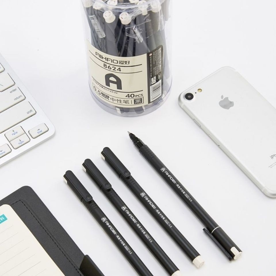 Hobby 8624 gel pen 0.5mm giá cả phải chăng bút ký văn phòng 0,5mm cho sinh viên kinh doanh