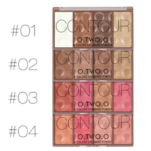 Bảng phấn má tạo khối Contour O.two.o