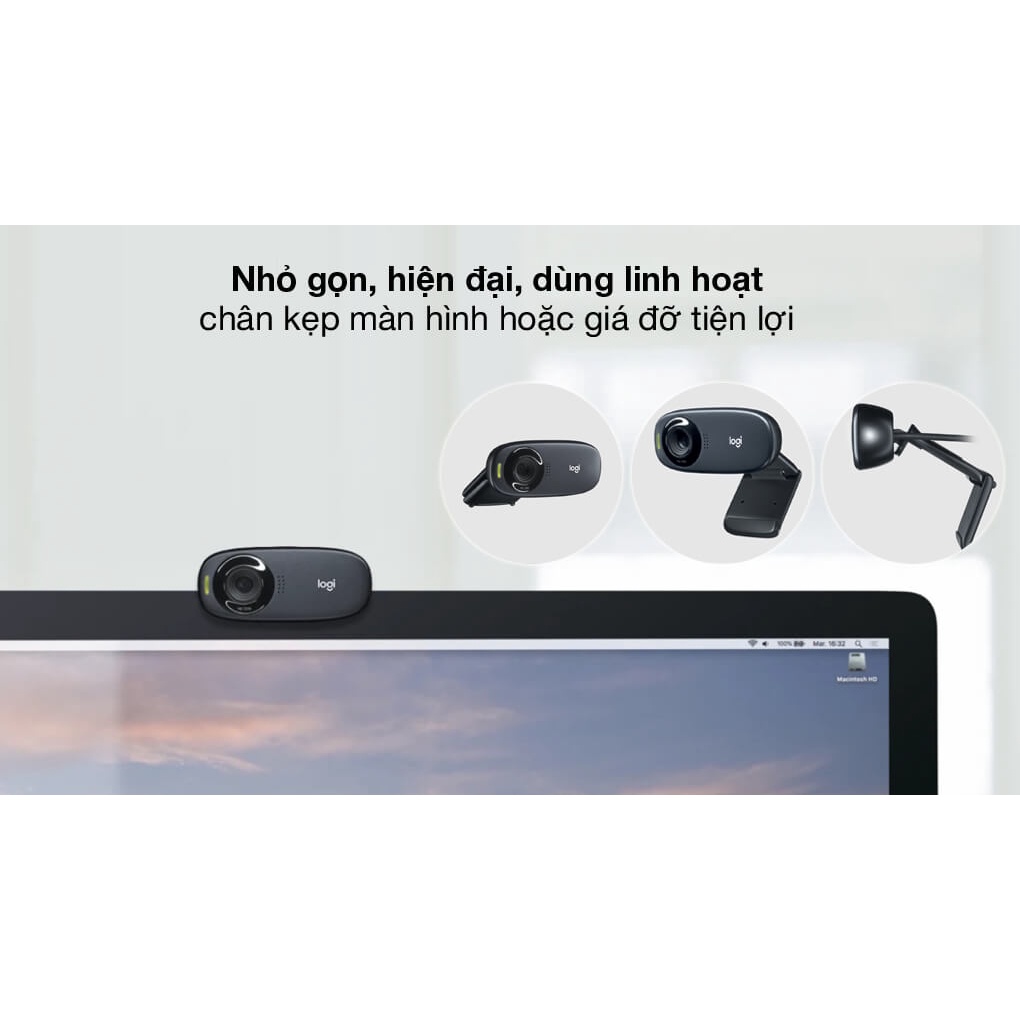 Webcam Chat Trực Tuyến HD720P Logitech C310