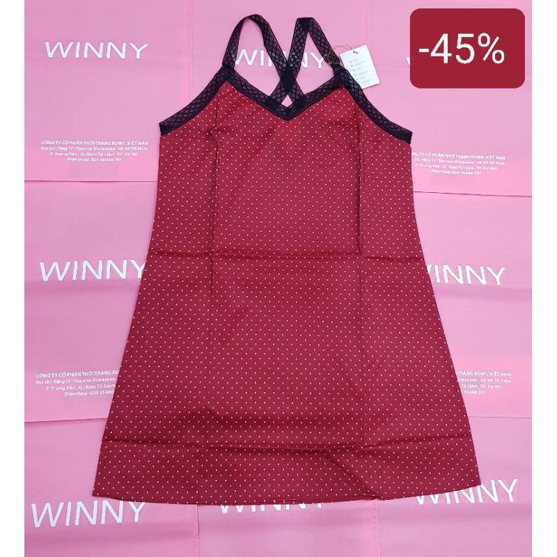 Váy ngủ Winny lụa hai dây CB368 Giá 369.000đ