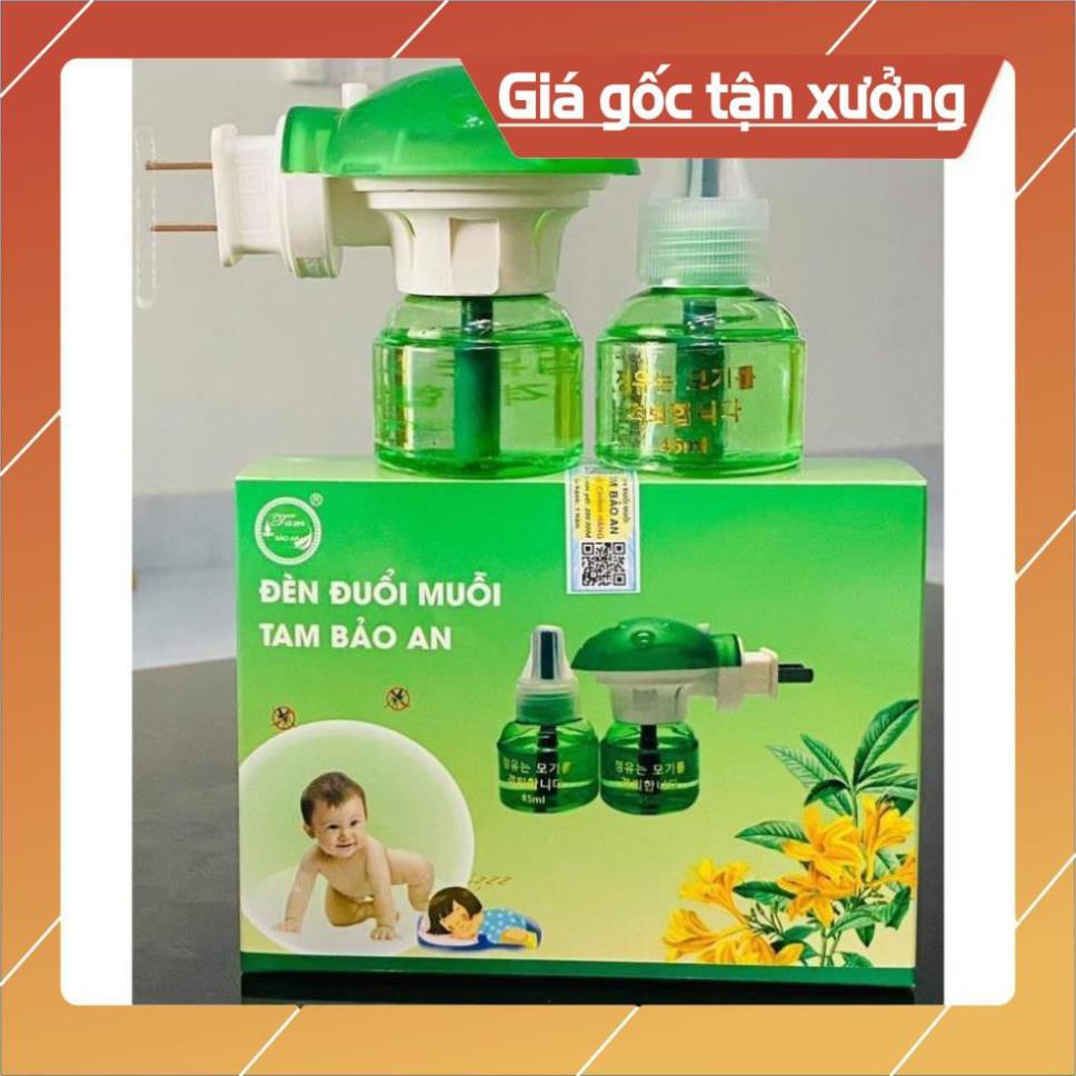 [GIÁ GỐC] Đèn Đuổi Muỗi Xông Tinh Dầu Chống Muỗi Vào Nhà Bảo An Kèm 2 Chai Tinh Dầu