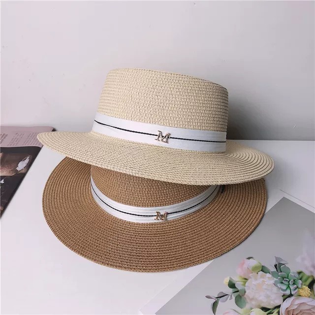Mũ Cói Đi Biển♥️♥️ FREESHIP♥️♥️-Nón Cói Nữ Rộng Vành Chữ M- Form Chuẩn Đẹp Nhiều Màu Hot Trend