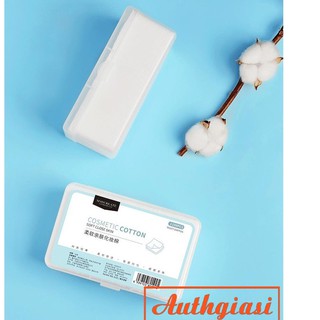 Hộp bông tẩy trang Maycreate Cosmetic Cotton Soft Close Skin 1100 miếng mỏng BTT không hút mỹ phẩm