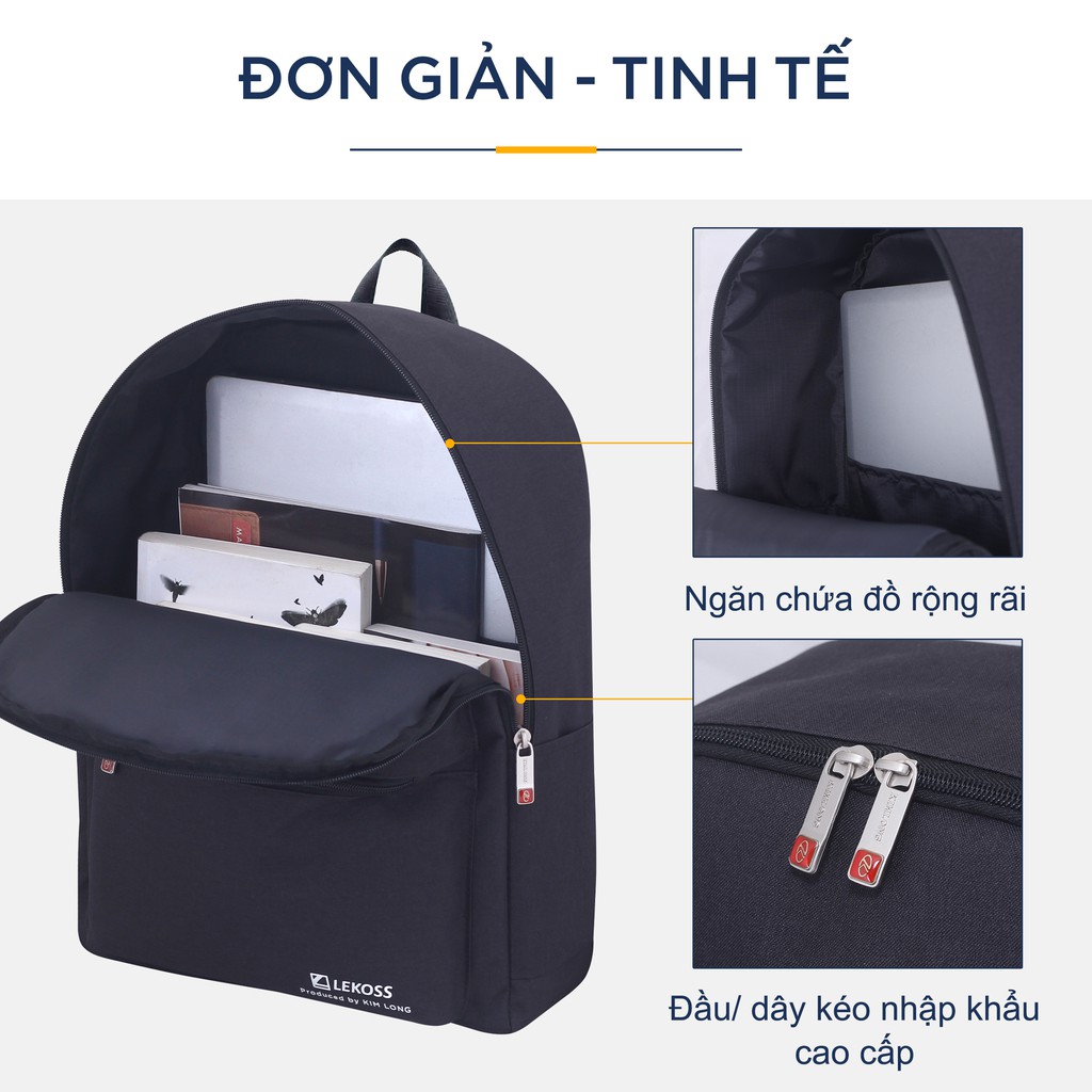 [Mã BMBAU50 giảm 7% đơn 99K] Balo Hàn Quốc Thời Trang Unisex - Chính Hãng KL502 - 1