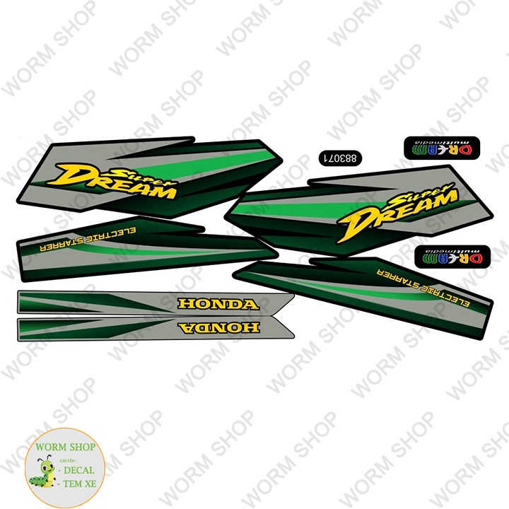 Tem Dream Mẫu 883071 - Nhiều lựa chọn màu sắc - Tem 3 lớp cao cấp
