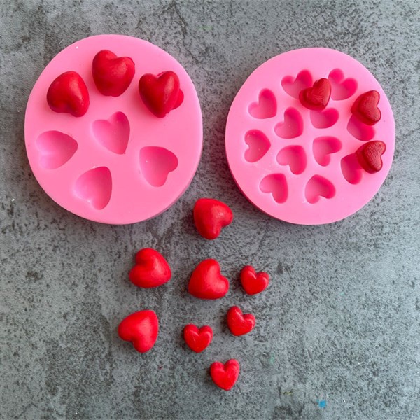 Khuôn Silicone Trái Tim Nhỏ