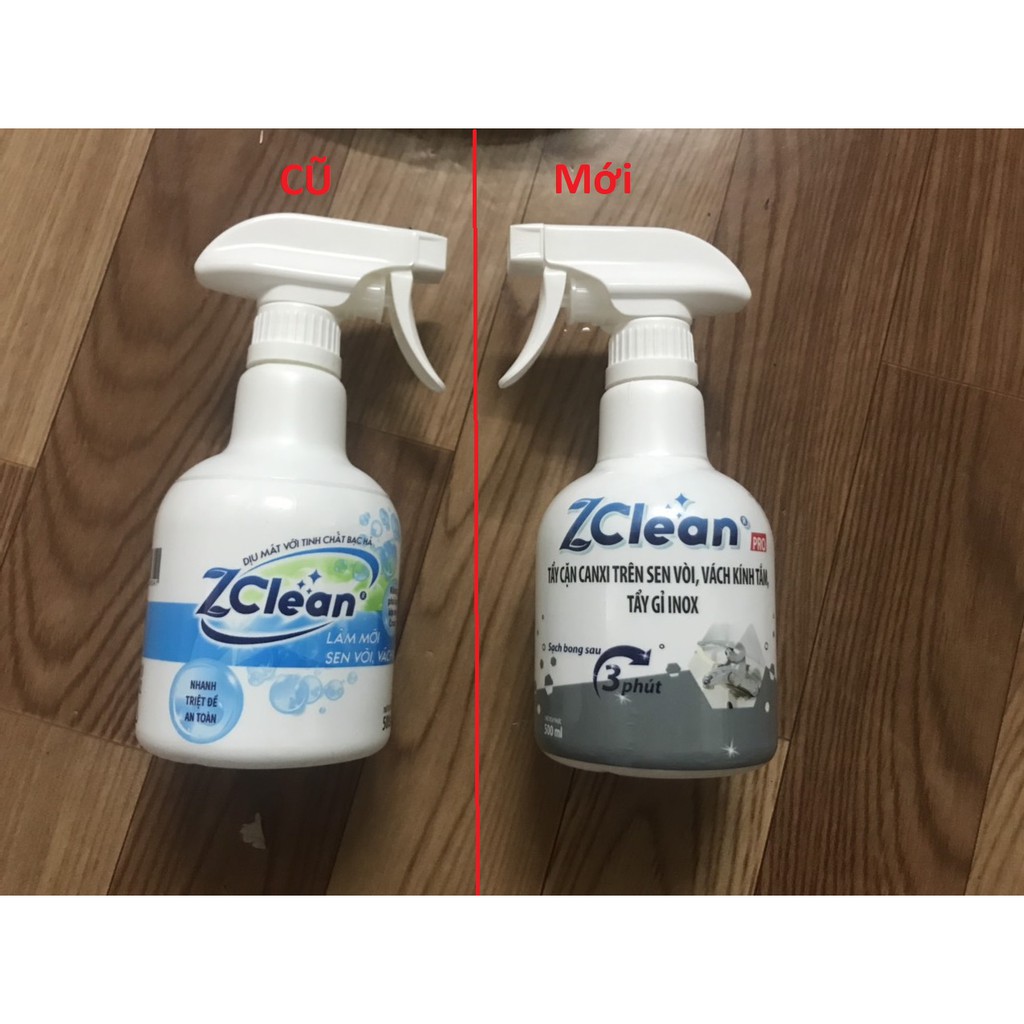 Nước tẩy inox - dầu mỡ Zclean 500ml | BigBuy360 - bigbuy360.vn