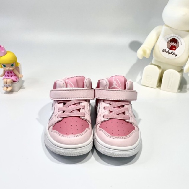 GIÀY BÉ GÁI , GIÀY SNEAKER CHO BÉ ,GIÀY JD TRẺ EM (HỒNG ĐẬM MINI)
