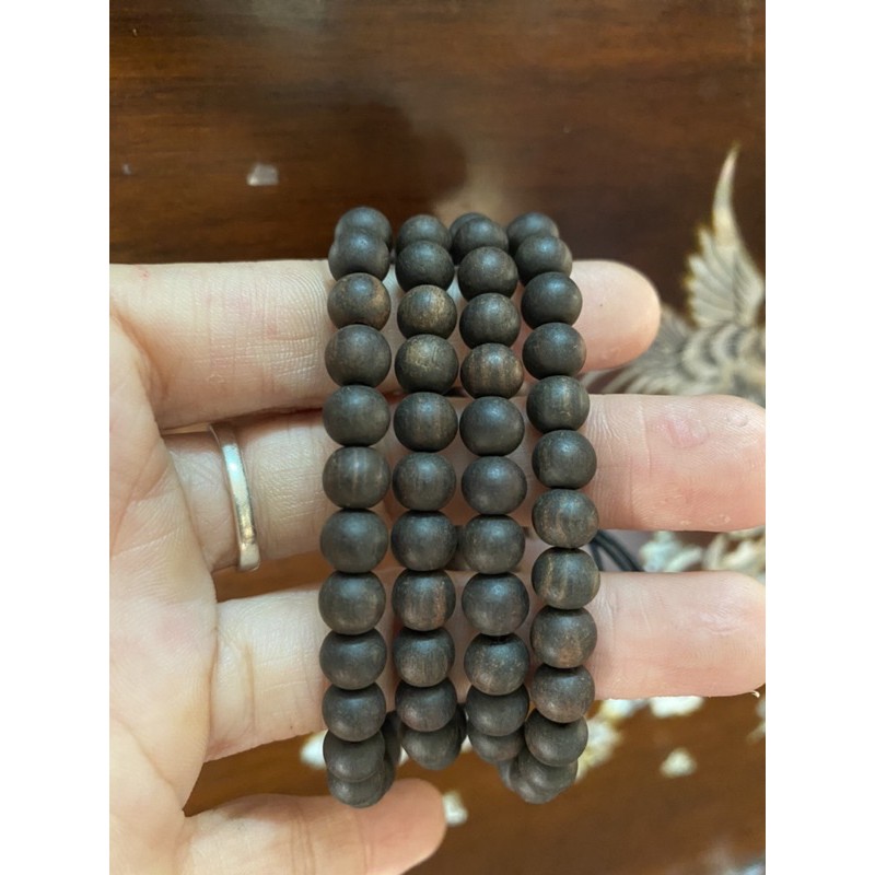 Vòng Đeo Tay Hạt Gỗ Mun Vòng Tay 108 Hạt Phật Tây Tạng