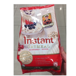 Yến mạch ăn liền Captain Oats gói 500g