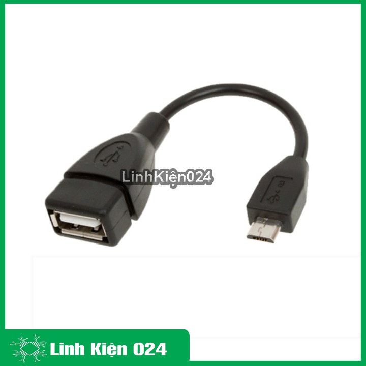 Cáp OTG USB Cái-MicroUSB ( Kết nối điện thoại với USB, Chuột, Tay Game... )