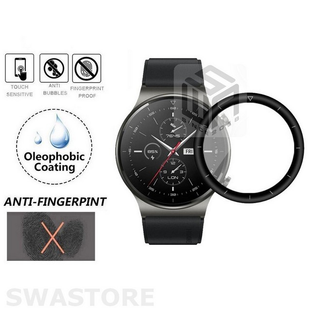 Cường lực Huawei Watch GT2 Pro 3D full màn hình chống bám vân tay độ cứng 6H SWASTORE