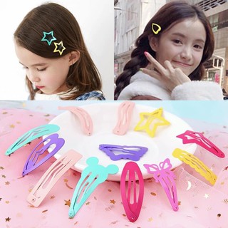 Kẹp tóc nhiều màu sắc set 6 cái