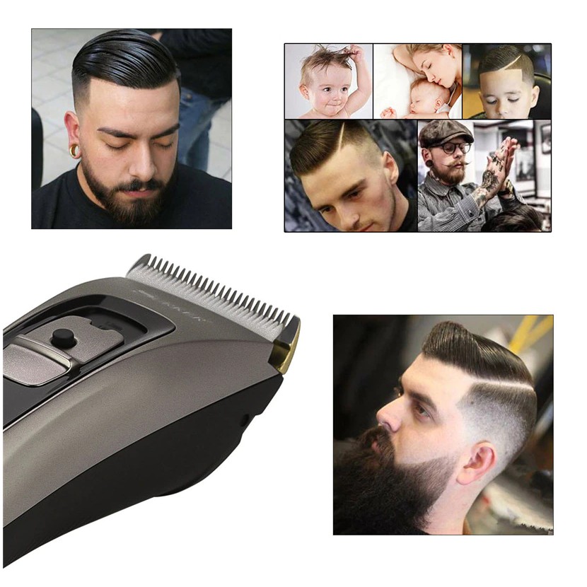 Tông Đơ Cắt Tóc Chuyên Nghiệp Surker 629 - Màn Hỉnh Hiển Thị Pin LCD - Công Nghệ Sạc Nhanh - Pin Siêu Khỏe ( 250 PHÚT )