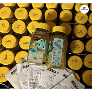 Viên nhai dầu cá DHA cho bé Biopharma Trippel Barn Na Uy hộp 144 viên