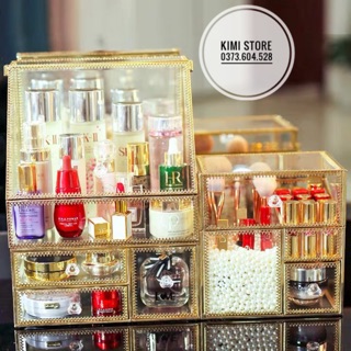 Tủ đựng mỹ phẩm golden