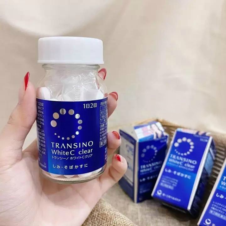 Viên uống trắng da 💝 𝑭𝑹𝑬𝑬𝑺𝑯𝑰𝑷 💝 viên uống collagen mờ nám Transino White C Nhật Bản