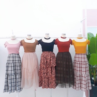 Áo chocker thun lưới tôn dáng