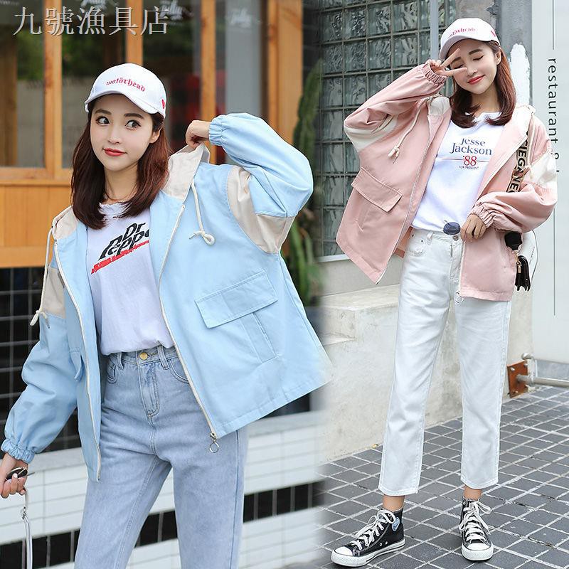 Áo Khoác Hoodie Dáng Ngắn Phong Cách Hàn Quốc Thời Trang Mùa Xuân Dành Cho Nữ 2021