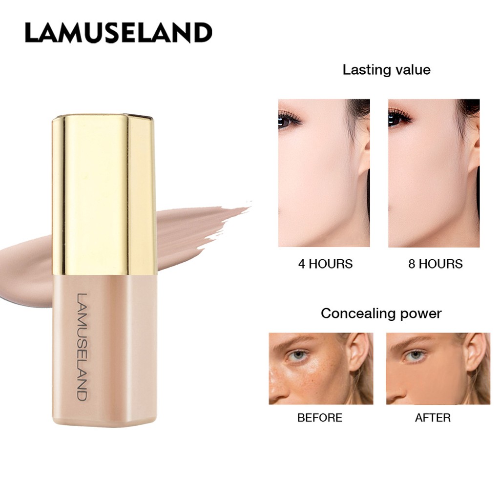 Kem che khuyết điểm LAMUSELAND LA2006 4 tông màu tự nhiên tuỳ chọn 3.5g