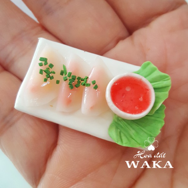 Bánh Bột Lọc Mini Food 02- Mô hình 1/12