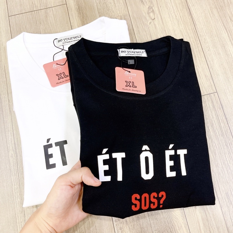 Áo Thun Ét Ô Ét SOS Unisex Đủ Size M L XL XXL - Hot Trend