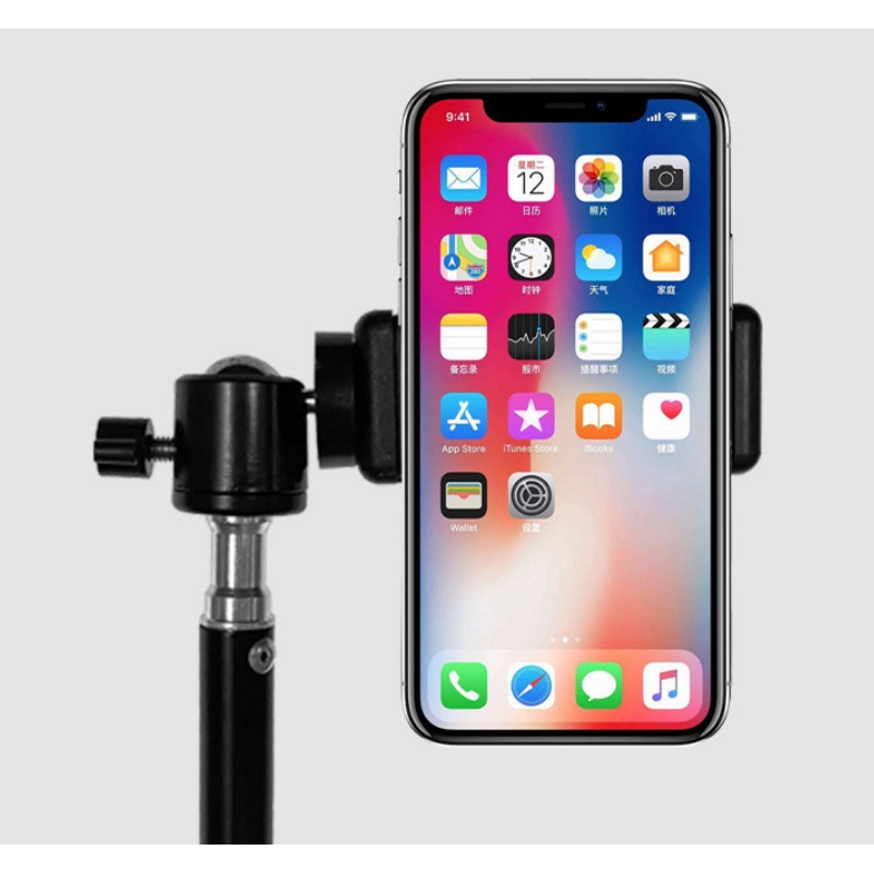 Đầu kẹp điện thoại cho chân máy ảnh, tripod, gậy tự sướng