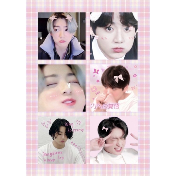 Set 24 sticker niêm phong Jungkook Bts