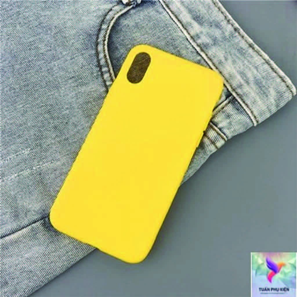 Ốp Lưng Iphone ⚡ Ốp Lưng Điện Thoại Iphone Trơn Dẻo 4 Màu ⚡ Full Size Từ Iphone 6 - 11 Promax - Tuấn Case 75