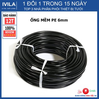Combo 10m ống mềm PE 5 / PE 6 / PE 8 Fujin - Ống tưới nhỏ giọt chống mài mòn, chống ăn mòn chịu được nắng