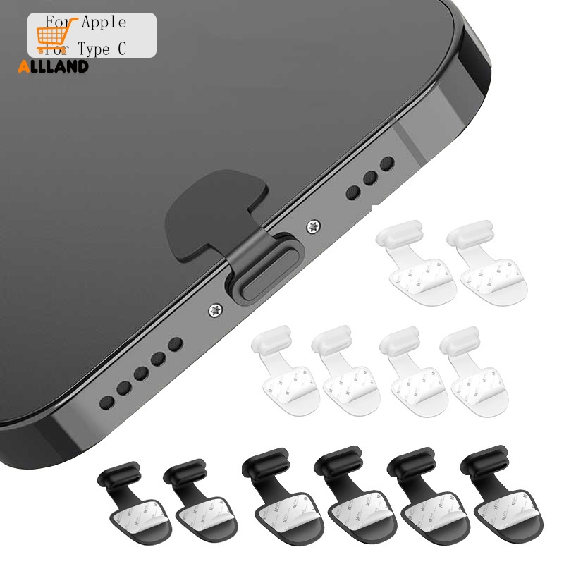 Vỏ Bọc Silicon Chống Bụi Chống Nước Thông Dụng Cho Cổng Sạc Điện Thoại Apple Android Type C