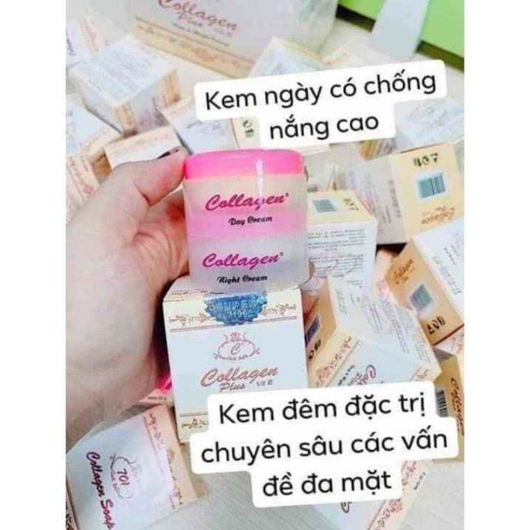 Kem collagen Plus vit E ngày và đêm