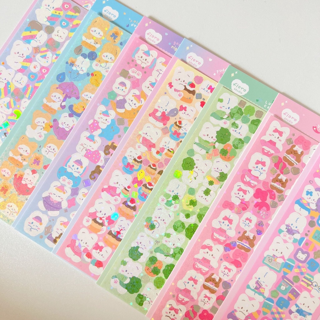 Bộ Hình Dán Sticker PVC Đồng Giá Trang Trí Toploader Dễ Thương Đa Dạng Mẫu Mã Cây Đầu To