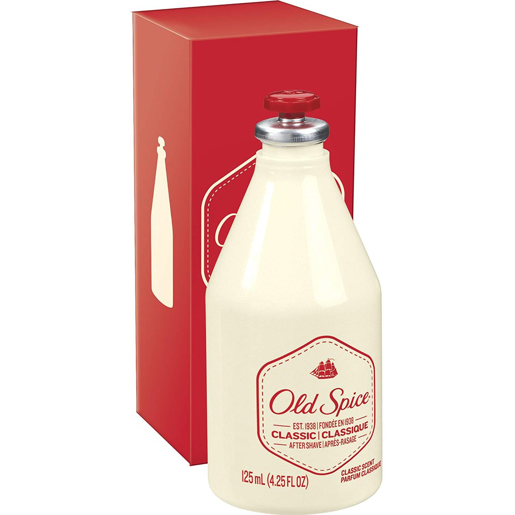 Nước hoa dùng sau khi cạo râu Old Spice Classic Scent After Shave 125ml/188ml (Mỹ)