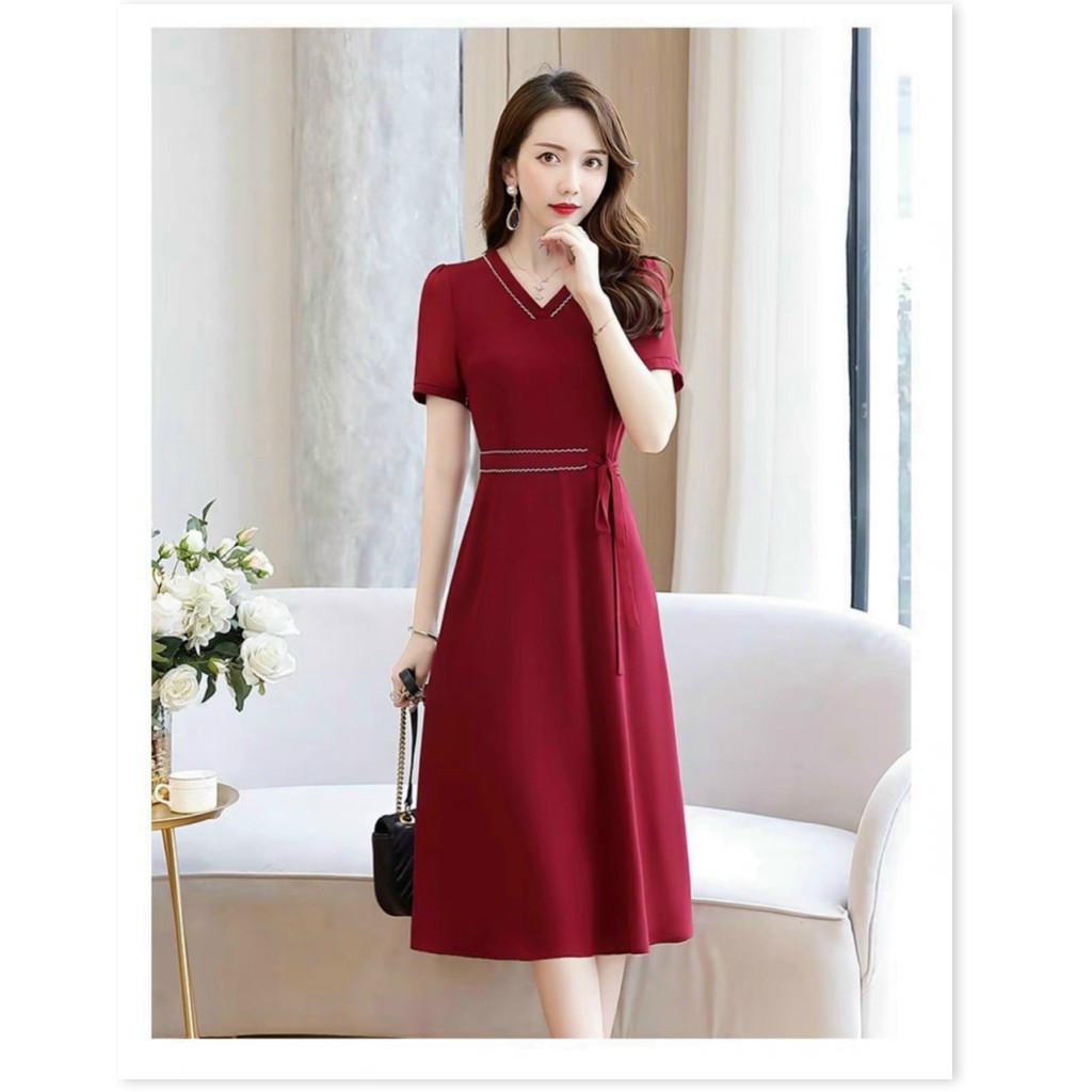 ĐẦM XÒE VINTAGE NỮ GIÁNG XINH THỜI TRANG HÀN SIÊU SANG CHẢNH QUÝ PHÁI