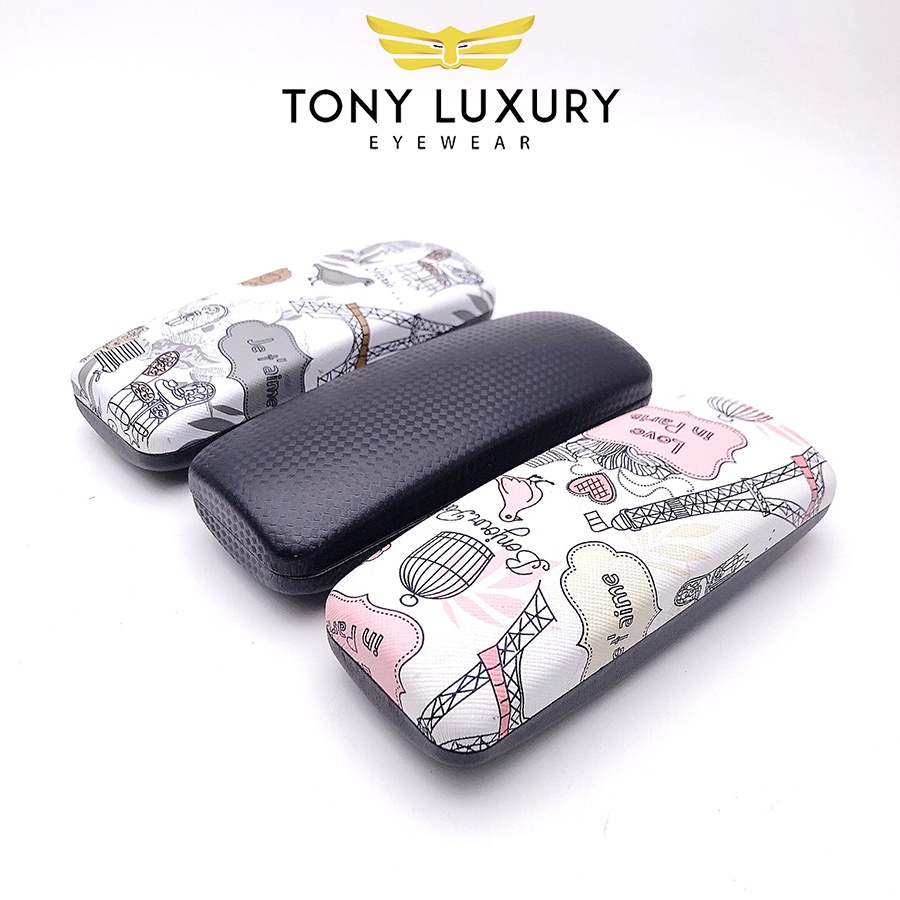 Hộp da đựng kính cận cao cấp Tony Luxury Eyewear