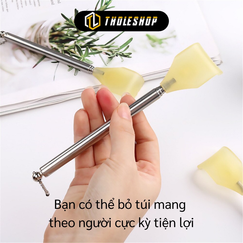 Cây Gãi Lưng - Dụng Cụ Gãi Ngứa Inox Kéo Dài Và Rút Gọn Hình Bàn Tay Tiện Dụng 8426