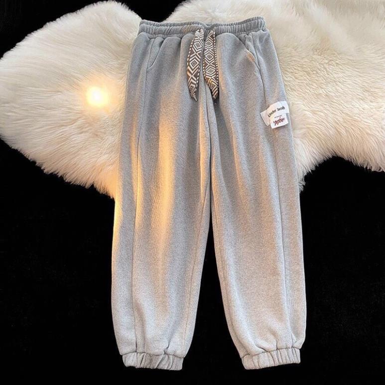 Quần Jogger UNDER Ống Rộng Dây Nơ Thổ Cẩm Ulzzang Unisex Hàn Quốc(Hàng Sẵn)