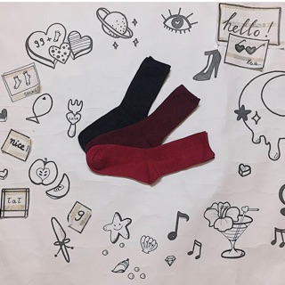 Tất vintage cao cổ
