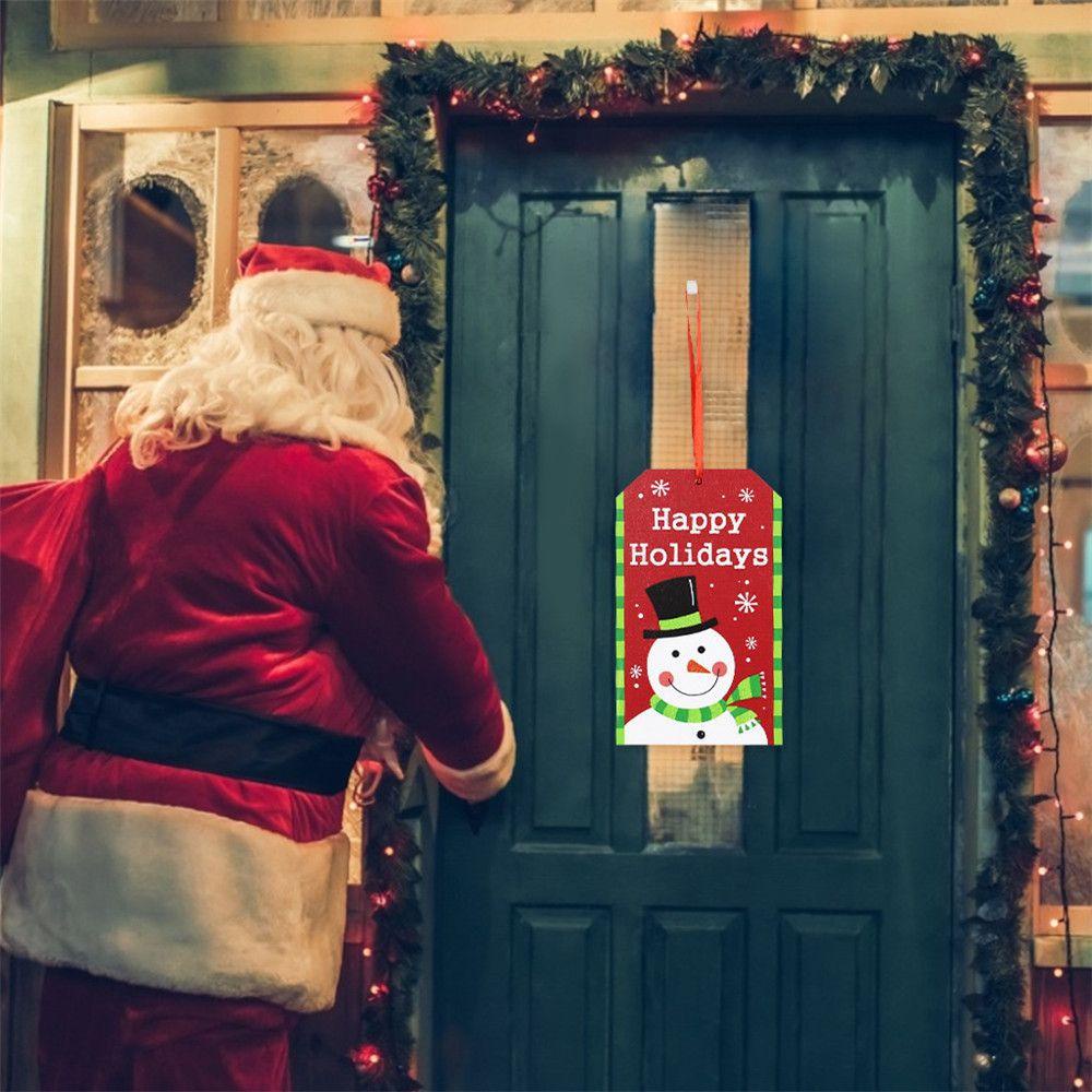 Biển Hiệu Treo Cửa Trang Trí Giáng Sinh Năm Mới 2022