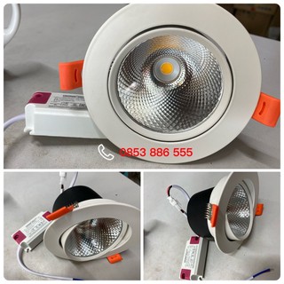 Đèn âm trần chiếu điểm 7W lỗ khoét trần D90, chip Led COB Bridgelux, nguồn Done <<<>>> Giá cực tốt.