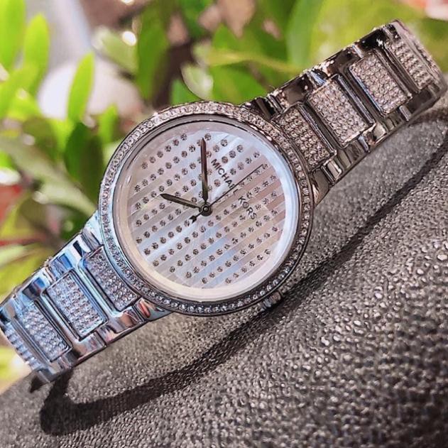 Sale Đồng Hồ Nữ MICHAEL KORS GABBI MK3984 SILVER 33MM Fullbox Hãng