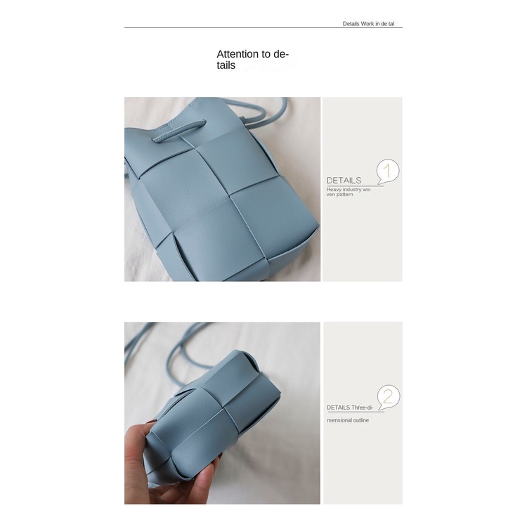 Túi Bucket Mini Đựng Điện Thoại Kiểu Dáng Đơn Giản Xinh Xắn