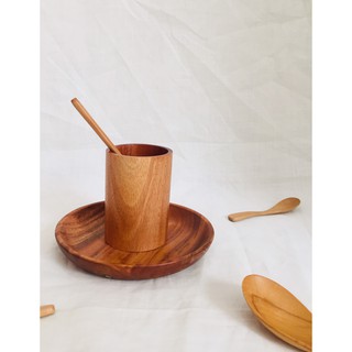 DĨA TRÒN GỖ XÀ CỪ THANH TÚ 20CM