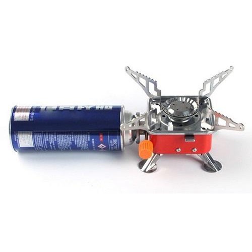 Bếp Ga Du Lịch Mini Siêu Nhỏ Gọn An Toàn Bếp GaS Du Lịch Dã Ngoại Mini Xếp Gọn Có Túi