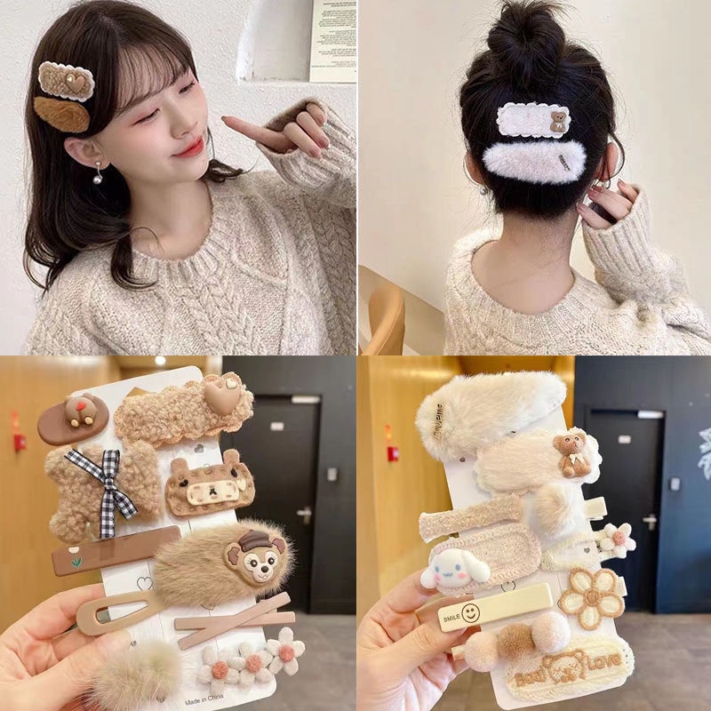 Set 8-10 kẹp tóc thời trang cho bé gái